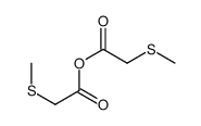 (2-methylsulfanylacetyl) 2-methylsulfanylacetate Structure