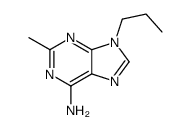 2-methyl-9-propylpurin-6-amine结构式