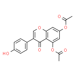 4',5-Di-O-acetyl Genistein structure