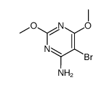 4-amino-5-bromo-2,6-dimethoxypyrimidine Structure