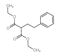 diethyl 2-(phenylethyl)malonoate structure