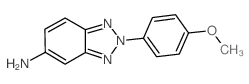 2-(4-METHOXY-PHENYL)-2H-BENZOTRIAZOL-5-YLAMINE结构式