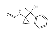 N-[1-(α-Hydroxy-α-methylbenzyl)cyclopropyl]formamid结构式