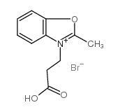 3-羧基乙基-2-甲基苯并噁唑溴结构式