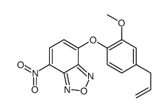 4-(2-methoxy-4-prop-2-enylphenoxy)-7-nitro-2,1,3-benzoxadiazole Structure
