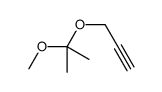3-(1-methoxy-1-methylethoxy)propyne Structure