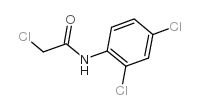 2-氯-N-(2,4-二氯苯基)乙酰胺结构式
