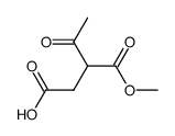 (+/-) 3-(methoxycarbonyl)-4-oxopentanoic acid Structure