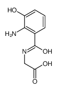 2-[(2-amino-3-hydroxybenzoyl)amino]acetic acid结构式