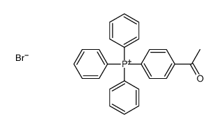 (4-acetylphenyl)-triphenylphosphanium,bromide Structure
