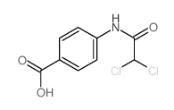4-[(2,2-dichloroacetyl)amino]benzoic acid Structure
