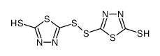 5,5'-二硫基双(1,3,4-噻二唑)-2(3H)-硫酮结构式