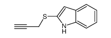 2-prop-2-ynylsulfanyl-1H-indole Structure