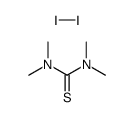1,1,3,3-tetramethylthiourea compound with diiodine (1:1) Structure