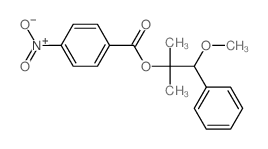 Benzeneethanol, b-methoxy-a,a-dimethyl-, 1-(4-nitrobenzoate)结构式