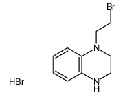 1-(β-bromoethyl)-1,2,3,4-tetrahydroquinoxaline hydrobromide结构式