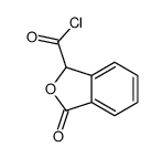 1-Isobenzofurancarbonylchloride,1,3-dihydro-3-oxo-(9CI)结构式