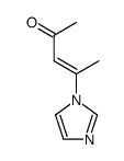 (E)-4-(1H-imidazol-1-yl)pent-3-en-2-one Structure