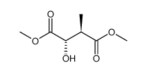 (2S,3R)-2-Hydroxy-3-methyl-bernsteinsaeuredimethylester结构式