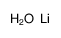 lithium,hydrate结构式