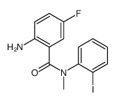 2-amino-5-fluoro-N-(2-iodophenyl)-N-methylbenzamide Structure