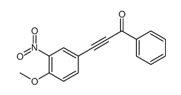 3-(4-methoxy-3-nitrophenyl)-1-phenylprop-2-yn-1-one Structure