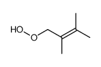 2,3-dimethyl-2-butene 1-hydroperoxide结构式