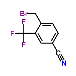 4-(Bromomethyl)-3-(trifluoromethyl)benzonitrile Structure