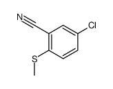 5-chloro-2-methylsulfanyl-benzonitrile Structure