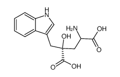 (4R)-monatin Structure