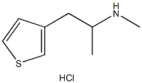 Methiopropamine 3’-thiophene isomer hydrochloride (3-MPA) Structure