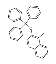 (1-methyl-[2]naphthyl)-trityl ether Structure