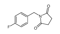 N-4-Fluorobenzyl-succinimide结构式