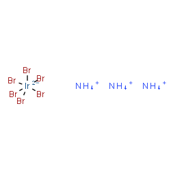 triammonium hexabromoiridate结构式