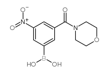 3-(吗啉-4-羰基)-5-硝基苯基硼酸图片
