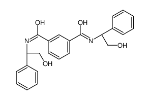 1-N,3-N-bis[(1S)-2-hydroxy-1-phenylethyl]benzene-1,3-dicarboxamide Structure