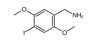 2,5-二甲氧基-4-碘苄胺结构式