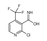 2-氯-4-(三氟甲基)烟酰胺结构式