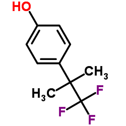 4-(1,1,1-Trifluoro-2-methyl-2-propanyl)phenol Structure
