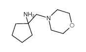 1-(MORPHOLIN-4-YLMETHYL)CYCLOPENTANAMINE Structure