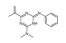 2-N,2-N-dimethyl-4-N-phenyl-6-prop-1-en-2-yl-1,3,5-triazine-2,4-diamine Structure