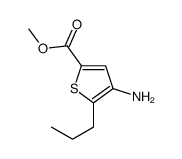 methyl 4-amino-5-propylthiophene-2-carboxylate结构式