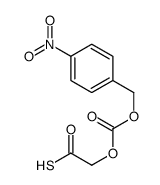 2-[(4-nitrophenyl)methoxycarbonyloxy]ethanethioic S-acid结构式