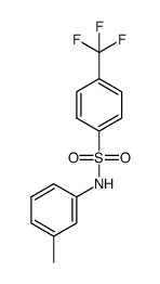 N-m-tolyl-4-trifluoromethyl-benzenesulfonamide Structure