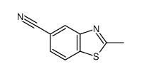 2-甲基-5-氰基苯并噻唑结构式