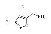 (3-溴异恶唑-5-基)甲胺盐酸盐结构式
