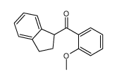 2,3-dihydro-1H-inden-1-yl-(2-methoxyphenyl)methanone结构式