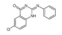 7-chloro-1-oxido-N-phenyl-1,2,4-benzotriazin-1-ium-3-amine Structure