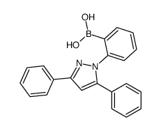 [2-(3,5-diphenylpyrazol-1-yl)phenyl]boronic acid Structure