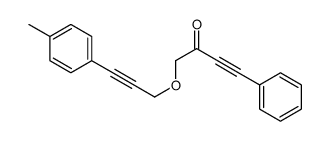 1-[3-(4-methylphenyl)prop-2-ynoxy]-4-phenylbut-3-yn-2-one结构式